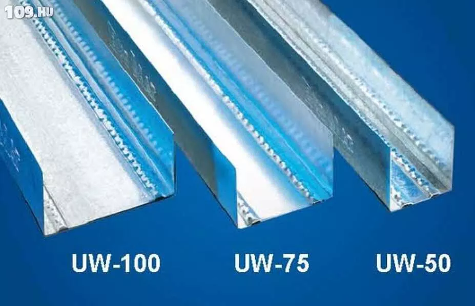UW vízszintes falvázprofil-0,5mm UW50